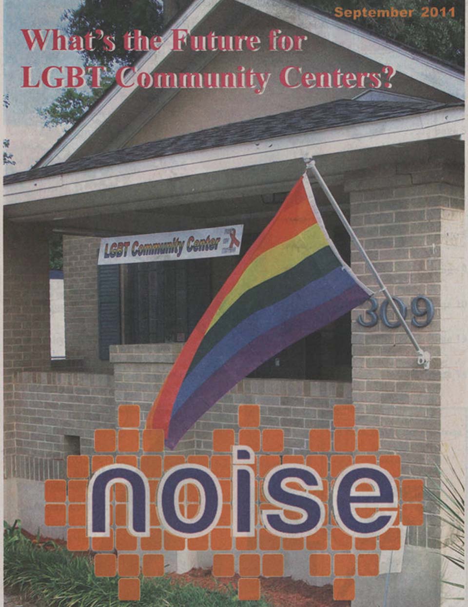 The cover of NOISE, September, 2011