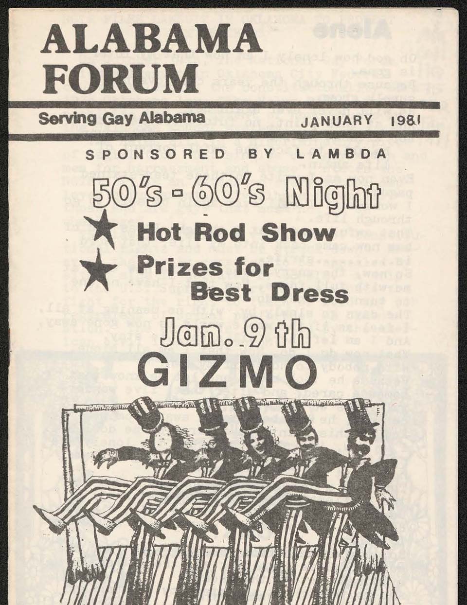 The cover of Alabama Forum, January 1981